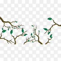 矢量手绘树枝-空若网 矢量手绘树枝-空若网