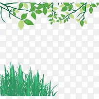 �ֻ���ɫ����֦����ʸ��ͼ-������