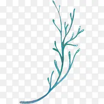 手绘树枝-空若网 手绘树枝-空若网