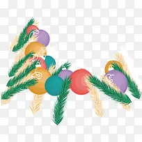 彩色圣诞球-空若网 彩色圣诞球-空若网