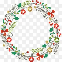 圣诞树枝花环-空若网 圣诞树枝花环-空若网