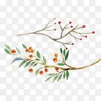 矢量手绘树枝-空若网 矢量手绘树枝-空若网