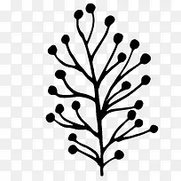 水墨树枝-空若网 水墨树枝-空若网