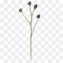 水墨树枝-空若网 水墨树枝-空若网