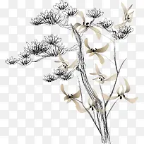 水墨树木-空若网 水墨树木-空若网