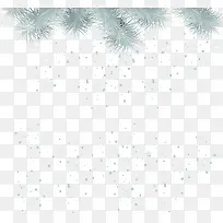 圣诞节树枝雪花-空若网 圣诞节树枝雪花-空若网