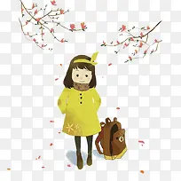 ��֦�µ�СŮ��-������