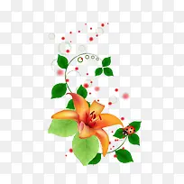 卡通清新树枝花-空若网 卡通清新树枝花-空若网