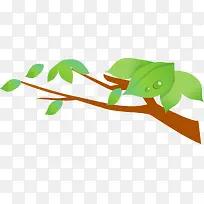 卡通手绘清新树枝-空若网 卡通手绘清新树枝-空若网
