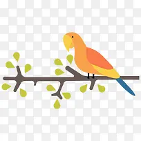 树枝 小鸟-空若网 树枝 小鸟-空若网