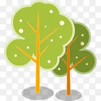卡通树木-空若网 卡通树木-空若网
