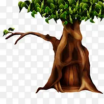 卡通老树-空若网 卡通老树-空若网