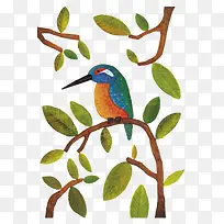 树枝上的小鸟-空若网 树枝上的小鸟-空若网