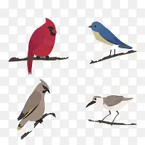 树枝鸟儿-空若网 树枝鸟儿-空若网