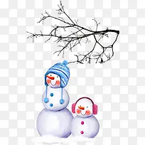 可爱的卡通雪人-空若网 可爱的卡通雪人-空若网