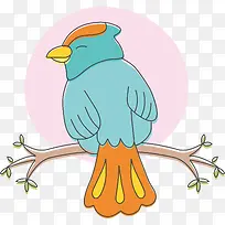 蓝色小鸟矢量图-空若网 蓝色小鸟矢量图-空若网