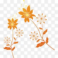 清新树枝花纹装饰-空若网 清新树枝花纹装饰-空若网