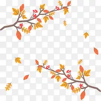 感恩节树枝树叶-空若网 感恩节树枝树叶-空若网