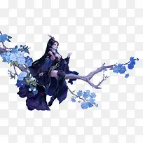 ��֦�ϵ���Ϸ��Ů-������