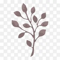 卡通手绘树枝-空若网 卡通手绘树枝-空若网