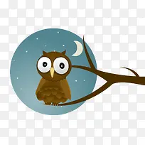 黑夜中的猫头鹰-空若网 黑夜中的猫头鹰-空若网