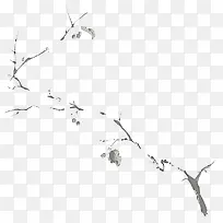 手绘干树枝-空若网 手绘干树枝-空若网
