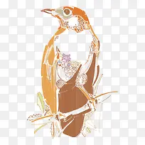 树枝 干树枝 小鸟-空若网 树枝 干树枝 小鸟-空若网