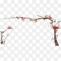 桃花边框-空若网 桃花边框-空若网