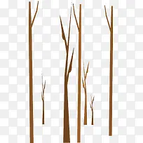 黄色卡通树枝-空若网 黄色卡通树枝-空若网