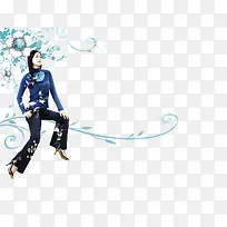 树枝上的女性-空若网 树枝上的女性-空若网