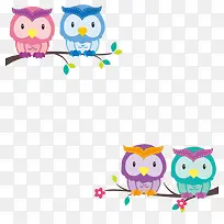 矢量猫头鹰-空若网 矢量猫头鹰-空若网