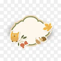 卡通猫头鹰贺卡-空若网 卡通猫头鹰贺卡-空若网