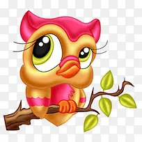卡通猫头鹰-空若网 卡通猫头鹰-空若网