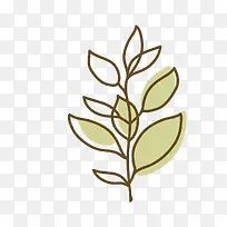 卡通树枝装饰图案-空若网 卡通树枝装饰图案-空若网