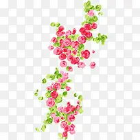 手绘水彩樱花-空若网 手绘水彩樱花-空若网