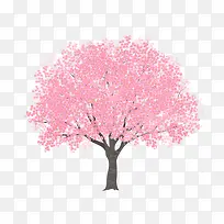卡通樱花树-空若网 卡通樱花树-空若网