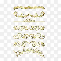 矢量金色花纹-空若网 矢量金色花纹-空若网