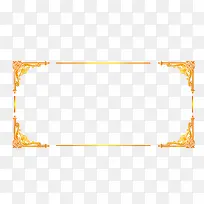 矢量创意金色边框-空若网 矢量创意金色边框-空若网