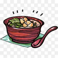 手绘美食-空若网 手绘美食-空若网