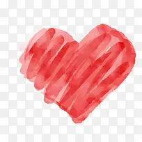 婚礼装饰红色手绘爱心-空若网 婚礼装饰红色手绘爱心-空若网