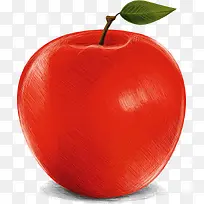 矢量红色苹果-空若网 矢量红色苹果-空若网