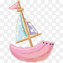 手绘帆船-空若网 手绘帆船-空若网