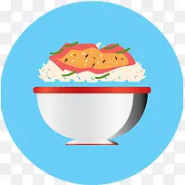 米饭亚洲矢量食物-空若网 米饭亚洲矢量食物-空若网