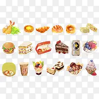 卡通食物-空若网 卡通食物-空若网