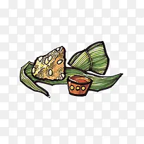 手绘粽子-空若网 手绘粽子-空若网