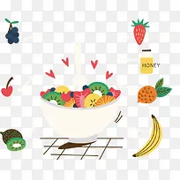 矢量手绘食物-空若网 矢量手绘食物-空若网