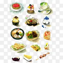 手绘食物-空若网 手绘食物-空若网