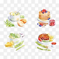 手绘食物-空若网 手绘食物-空若网