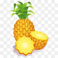 手绘菠萝-空若网 手绘菠萝-空若网