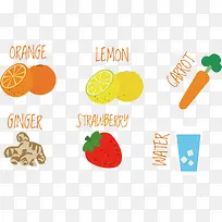 矢量手绘食物-空若网 矢量手绘食物-空若网